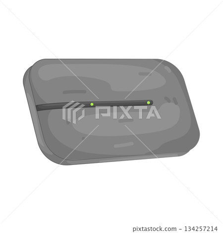 Illustration of modem Illustration of modem 134257214