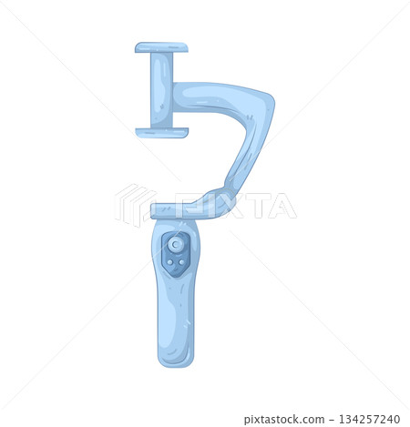 Illustration of gimbal stabilizer Illustration of gimbal stabilizer 134257240