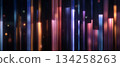 Colorful Vertical Light Stripes Abstract Background 134258263