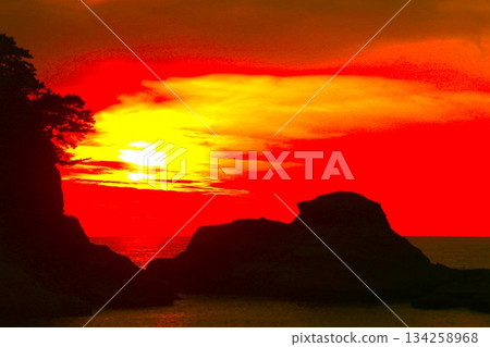 日本八a島最好的日落 134258968