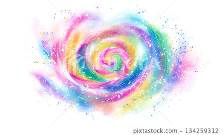Pastel colored light swirl and sparkling background 1 Pastel colored light swirl and sparkling background 1 134259312