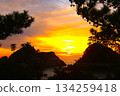 The best sunset on Dogashima in Japan The best sunset on Dogashima in Japan 134259418