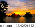 The best sunset on Dogashima in Japan The best sunset on Dogashima in Japan 134259442