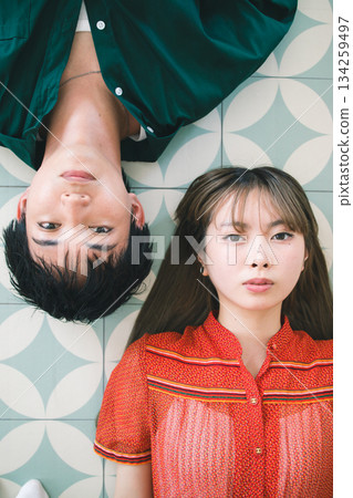 Portrait of a man and woman 134259497