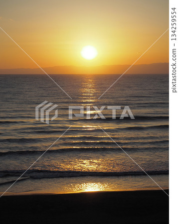 Sunset over the sea 134259554