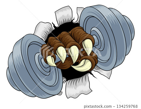 Claw Dumb Bell Gym Weight Dumbbell Monster Hand 134259768