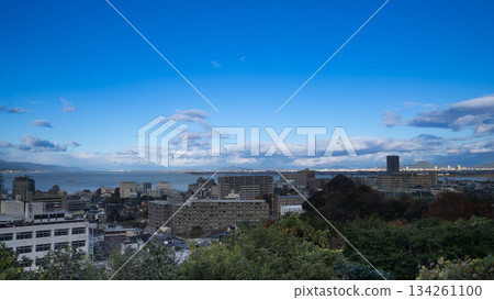 Service area scenery Lake Biwa 134261100