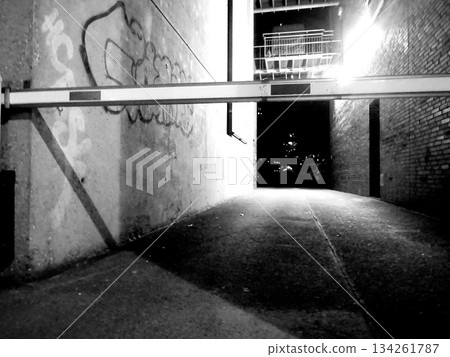 dark room with concrete floor dark room with concrete floor 134261787