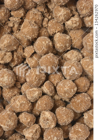 Brown Tapioca Pearls Background Brown Tapioca Pearls Background 134262970
