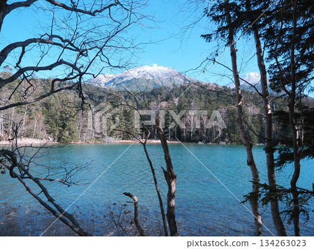 奧內托湖碧綠的湖水 134263023