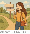 A woman who made a good decision for herself at a crossroads 134263336