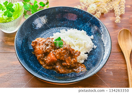 Beef tendon curry rice Beef tendon curry rice 134263350