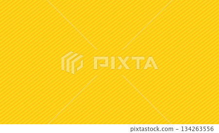 Retro pop background material with vibrant yellow and diagonal stripes 134263556