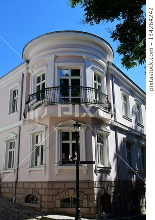 Street scene in Plovdiv, Bulgaria Street scene in Plovdiv, Bulgaria 134264242