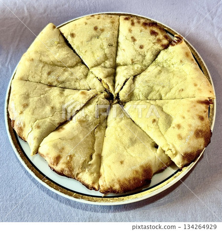 Indian Nepalese cheese naan Indian Nepalese cheese naan 134264929