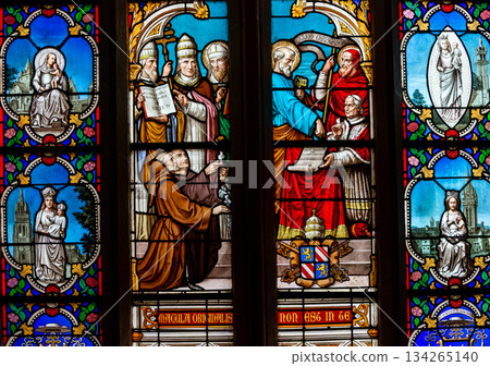 Saint Corentin cathedral, Quimper, finistere, brittany, france 134265140