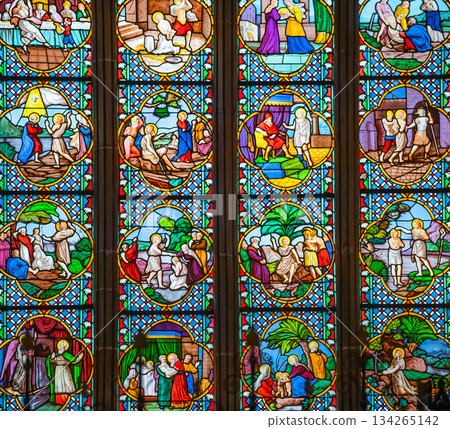 Saint Corentin cathedral, Quimper, finistere, brittany, france 134265142