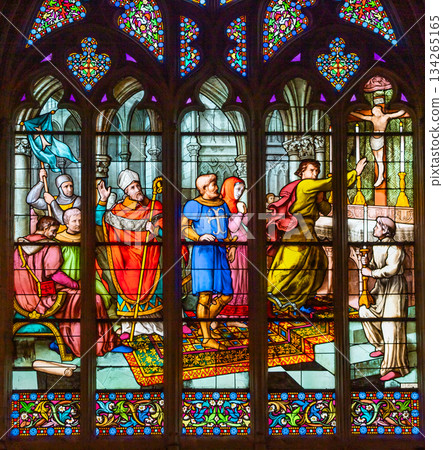 Saint Corentin cathedral, Quimper, finistere, brittany, france Saint Corentin cathedral, Quimper, finistere, brittany, france 134265165