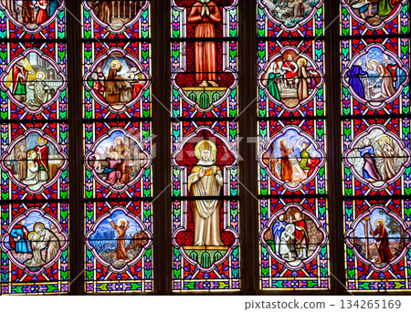 Saint Corentin cathedral, Quimper, finistere, brittany, france Saint Corentin cathedral, Quimper, finistere, brittany, france 134265169