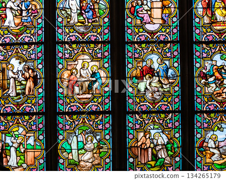 Saint Corentin cathedral, Quimper, finistere, brittany, france Saint Corentin cathedral, Quimper, finistere, brittany, france 134265179