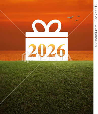Business happy new year 2026 shopping concept 134265419