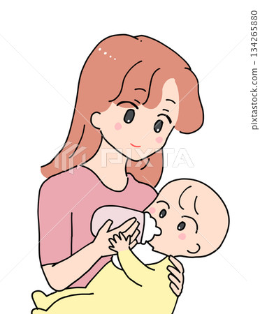 寶寶喝牛奶 134265880