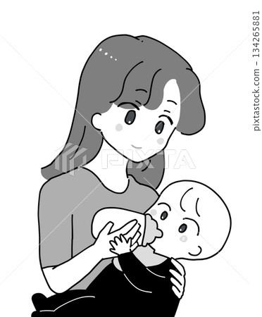 Baby drinking milk Baby drinking milk 134265881