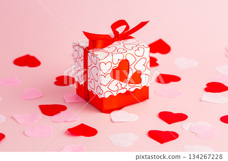 Valentines day gift box 134267228
