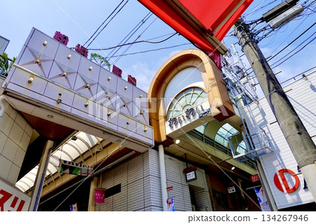 Nankai Electric Railway Nankai Main Line Kohama Station shopping street in front of the station, Sumiyoshi Ward, Osaka City 134267946