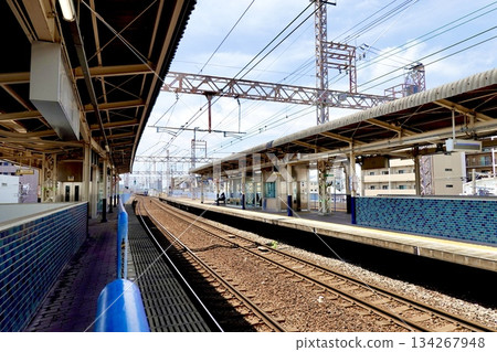 Nankai Railway Nankai Main Line Kohama Station platform view, Sumiyoshi Ward, Osaka City 134267948
