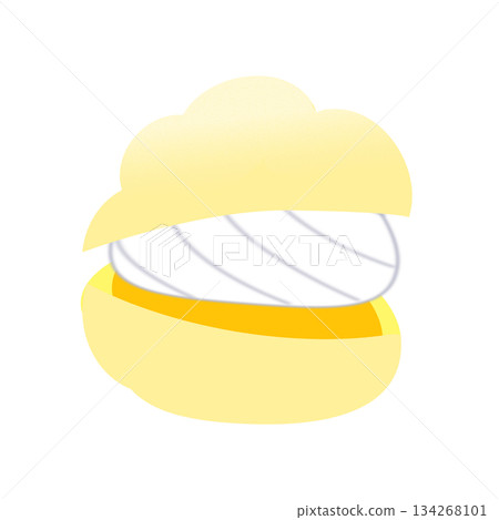 泡芙：柳橙奶油和鮮奶油 134268101