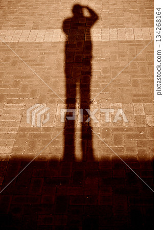 Photographer's silhouette Photographer's silhouette 134268164
