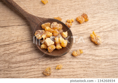 Frankincense or olibanum aromatic resin used in incense and perfumes. Frankincense or olibanum aromatic resin used in incense and perfumes. 134268934