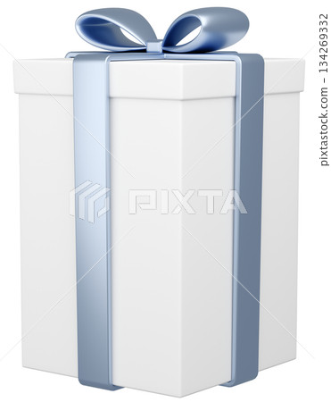3D 插畫_禮物_銀色 3D 插畫_禮物_銀色 134269332