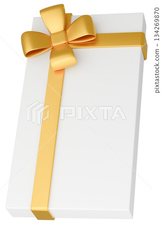 3D illustration_present_yellow 3D illustration_present_yellow 134269870