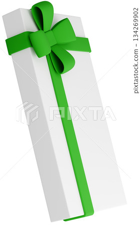 3D illustration_present_green 134269902
