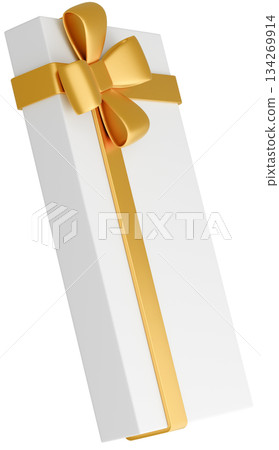 3D illustration_present_yellow 3D illustration_present_yellow 134269914