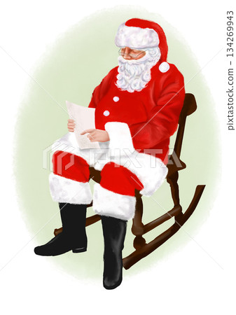 聖誕老人讀一封信 聖誕老人讀一封信 134269943