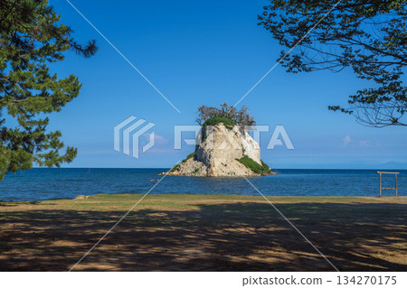 能登半島地震後的三付島 134270175