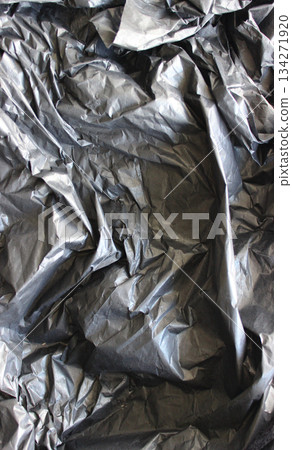 Pattern Of Black Crumpled Packaging Paper Vertical Stock Photo Pattern Of Black Crumpled Packaging Paper Vertical Stock Photo 134271920