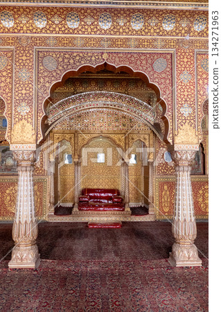 ndia, Bikaner, the Anup Mahal or Karan Mahal of Junagarh Fort ndia, Bikaner, the Anup Mahal or Karan Mahal of Junagarh Fort 134271963