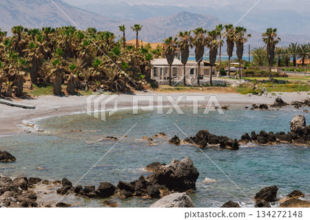 Coastal real estate: traditional style home with a stunning sea view in southern europe Coastal real estate: traditional style home with a stunning sea view in southern europe 134272148