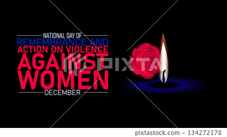 National Day of Remembrance and Action on Violence Against Women Awareness and Tribute 134272178