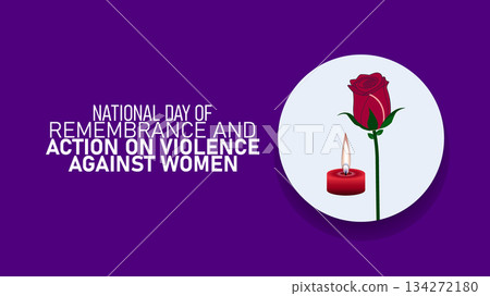 National Day of Remembrance and Action on Violence Against Women Awareness and Tribute 134272180