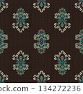 Motifs African boho paisley Floral Ikat pattern embroidery damask. Ethnic ikat floral Ethnic Indian Pattern Ikat pattern Ethnic Pattern.Damask indian floral Aztec embroidery border seamless patterns. 134272236