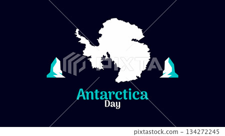 Antarctica Day History, Science, and Exploration design templet 134272245