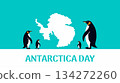 Antarctica Day History, Science, and Exploration design templet 134272260