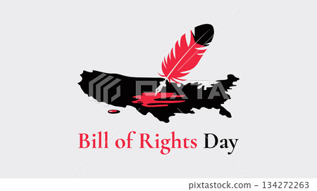 Bill of Rights Day Celebrating Fundamental Freedoms design templet Bill of Rights Day Celebrating Fundamental Freedoms design templet 134272263