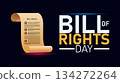 Bill of Rights Day Celebrating Fundamental Freedoms design templet 134272264
