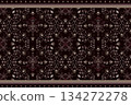 Vintage Arabic pattern.Persian colored carpet.Ikat ethnic style moroccan rug and carpet.Rich ornament for fabric design,handmade,interior decoration,rug,tapis,yoga mat,textiles.Multicolored background 134272278